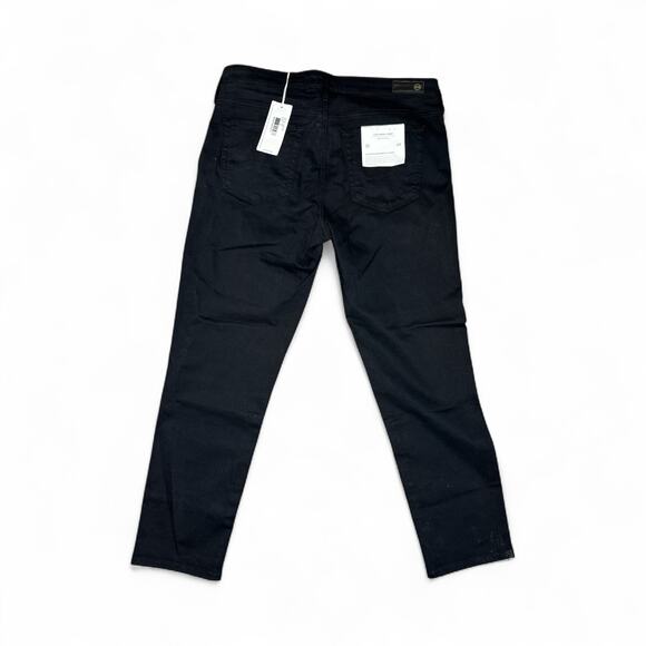 AG Adriano Goldschmied Prima Crop Cigarette Pants Black Size 29 NWT - Picture 6 of 12